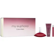 Kit Perfume Feminino Calvin Klein MY Euphoria Edp 100 ML + Perfume 10 ML + Loção Corporal