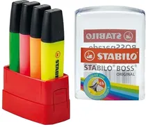 Set de Marcadores Stabilo Boss Original 7004-41 (4 Unidades)