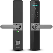 Fechadura Eletrônica para Porta Philips Easykey 6000 Series DDL610-5HBS - Cinza/Preta