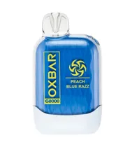 Oxbar 8000 Puffs Peach Bluerazz