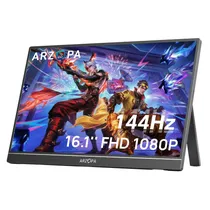 Monitor Portátil Gamer Arzopa Z1FC 16.1" Full HD 144HZ Ips USB-C - Cinza