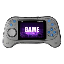 Console Portatil Q8 800 Jogos - Preto Transparente