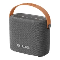 Speaker Aiwa AWSS70BTGC - USB/Aux - Bluetooth - 14W - A Prova D'Água - Cinza  Speaker Aiw...