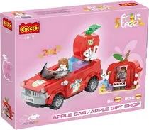 Cogo Fruit Street Apple Car & Shop 2EM1 - 3815 (232 Peças)
