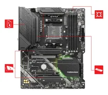 MSI Placa Madre B550 Mag Tomahawk Max Wifi ATX DDR4/HDMI/DP  MSI Placa M...