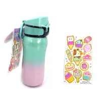 Hot Focus Figuras Sweet Botella Con Stickers Plastico Multicolor