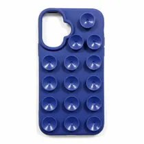 Capa de Silicona Ventosa para iPhone 17 - Navy Blue