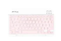 Teclado BT Recar FTX FTXB09 Portugues Rosa  Teclado BT ...
