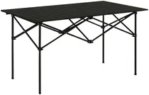 Mesa de Camping ML-5182 Dobrável Preto