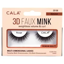 Cala 3D Faux Mink Pestaña #35106 Rouge
