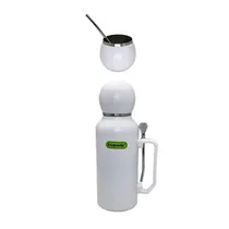Garrafa Térmica Ecopower EP-G111 1300ML com Guampa + Bombilla - Branco