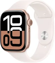 Apple Watch S10 (GPS) Caixa Alumínio Rose Gold 46MM Pulseira M/L Light Blush MWWU3LW