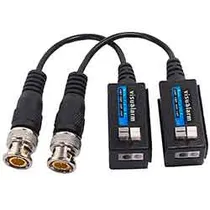 Conector Video Balun Visualarm VSA-009-HD Tvi/Cvi/Ahd/CVBS Preto