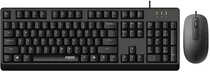 Teclado e Mouse com Fio Rapoo X130PRO (Inglês)