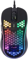Mouse Gaming com Fio Sate King Fight RGB A-GM08 Black