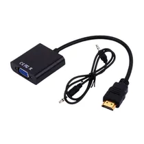 Cable Conversor HDMI VGA c/Audio -HDMI(M) VGA(H)