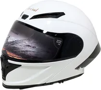 Capacete para Moto LV Cool Helmets P8 -Tamanho M (57-58) Glossy White  Capacete pa...