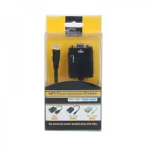 Cabo Adap. Conversor Mini HDMI To VGA+Au