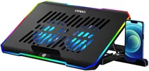 Suporte com Cooler para Notebook de Até 17" Sate A-CP42 RGB USB