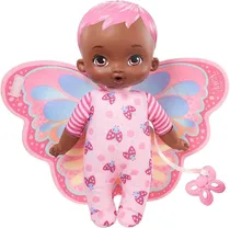 Boneca MY Garden Baby Minha Primeira Bebê Borboleta Mattel - HBH37-HBH40
