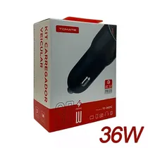 Tomate TC-3621C Cargador para Auto 36W