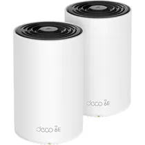 Roteador TP-Link Deco XE75 AXE5400 Tri-Banda Mesh Wi-Fi 6E - Branco 2 Peças