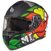 Capacete MT Helmets Targo Truck A2 Matt - Fechado - Tamanho L - Fluor Yellow