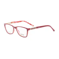 Armação para Óculos de Grau Visard B2310-TR C13 Tam. 52-18-145MM - Vermelho
