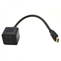 Adaptador HDMI Divisor HDMI 1X2 (1MACHO-2FEMEA)  Adaptador H...
