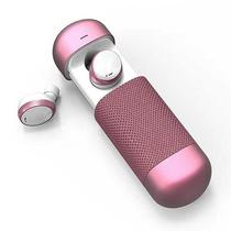 Hifi Fone de Ouvido 206 Sem Fio Bluetooth 5.0 Rosa