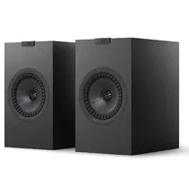 Caixa de Som Kef Q3 Meta Bookshelf Satin Black 2VIAS Par