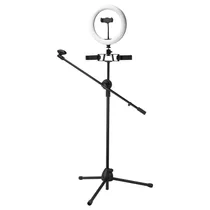 Ring Light Ecopower EP-T102 - 10 Polegadas - com Tripé e Controle - Preto