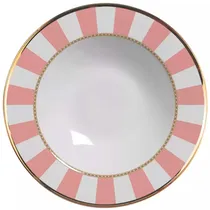 Plato Hondo Pink Strip 2A Alleanza