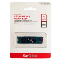 SSD Sandisk Plus SDSSDA3N-1T00G-G26 - 1TB - 3200MB/s - M.2 Nvme  SSD Sandisk...