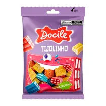 Bala de Gelatina Docile Tijolo Ácido 80G