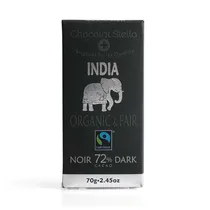 Chocolate Stella India Organic & Fair 72% Cacao 70GR