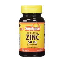 Vitamina Sundance Chelated Zinc 50MG 90 Comprimidos