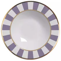 Plato Hondo Lavender Strip Alleanza