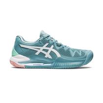 Tenis Asics Gel-Resolution 8 Clay Feminino Turquesa 1042A070-408