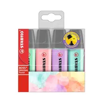 Marcador Stabilo Boss Original Pastel 70/4-2 4 Unidades