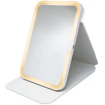 Espelho Satellite A-M17 com Iluminação LED Recarregável - Branco