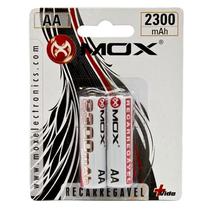 Pilha Recarregavel Mox AA 2300MAH / 2 PCS