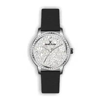 Relógio Analógico Feminino Daniel Klein Premium DK.1.12498-1 - Prata e Preto