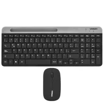 Teclado + Mouse Satellite AK-612G BT Wireless / Espanhol - Preto