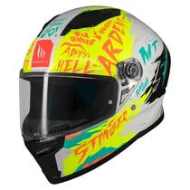 Capacete MT Helmets Stinger 2 Ardent A3 - Fechado - Tamanho XL - Gloss