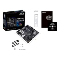 Placa Mãe AM4 Asus B550M-A Prime HDMI/DVI/VGA/M.2 Placa Mãe AM4 Asus B550M-A Prime HDMI/DVI/VGA/M.2