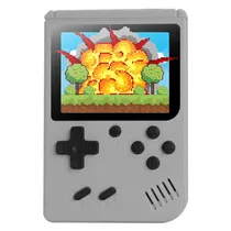 Console Portatil Game Boy Game Box Plus 500 Jogos + Controle - Cinza