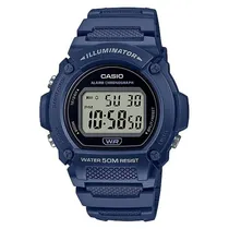 Relogio Masculino Digital Casio W-219H-2AVDF Azul
