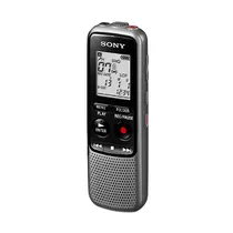 Gravador de Voz Sony ICD-PX240 / C2 com 4GB para Até 1.043 Horas de Gravação - Cinza
