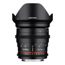 Lente Cine Samyang Sony VDSLR 20MM T/1.9 e FF